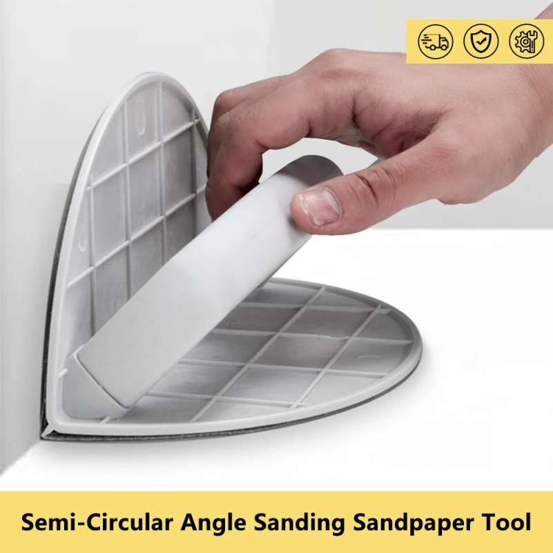 Detail Sander Corner - Kit Levigatrice Angolare Semicircolare Multifunzione Autoadesiva