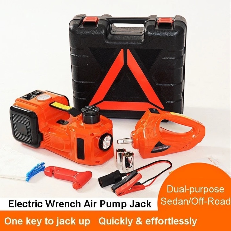 Power Tools Jack - Martinetto Idraulico Elettrico 12V per Auto,