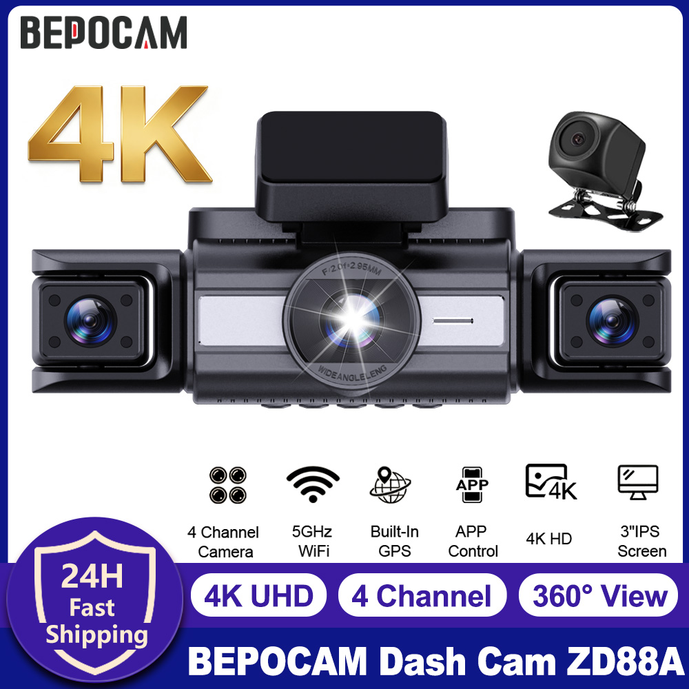 BEPOCAM Dash Cam a 4 Canali 4K - Power Tools Japan recensione e prezzo
