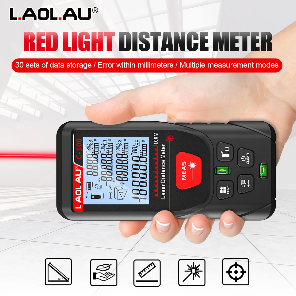 Telemetro laser digitale LAOLA - Power Tools Green recensione e prezzo